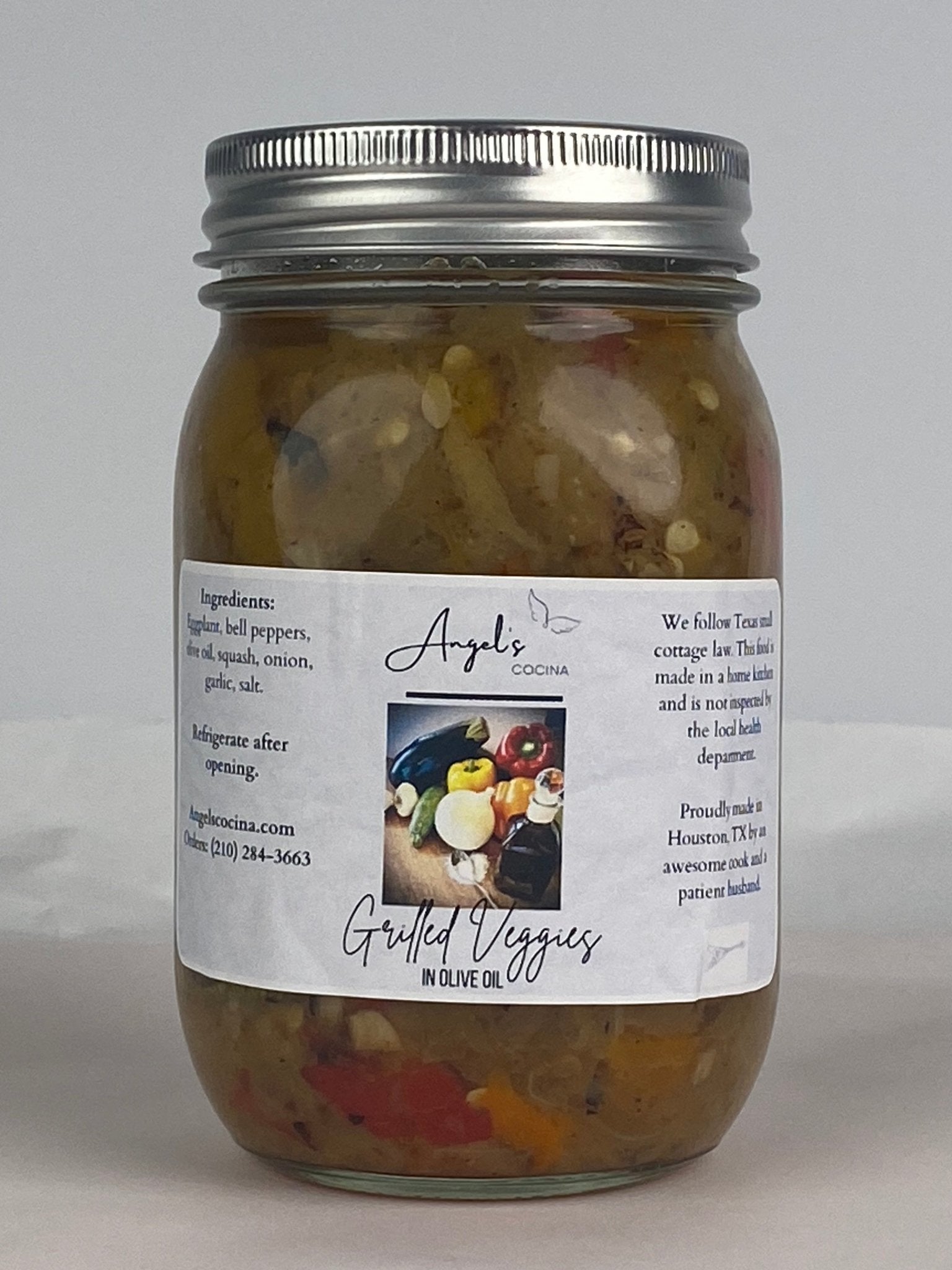 Grilled Veggies in Olive Oil - Angel's Cocina