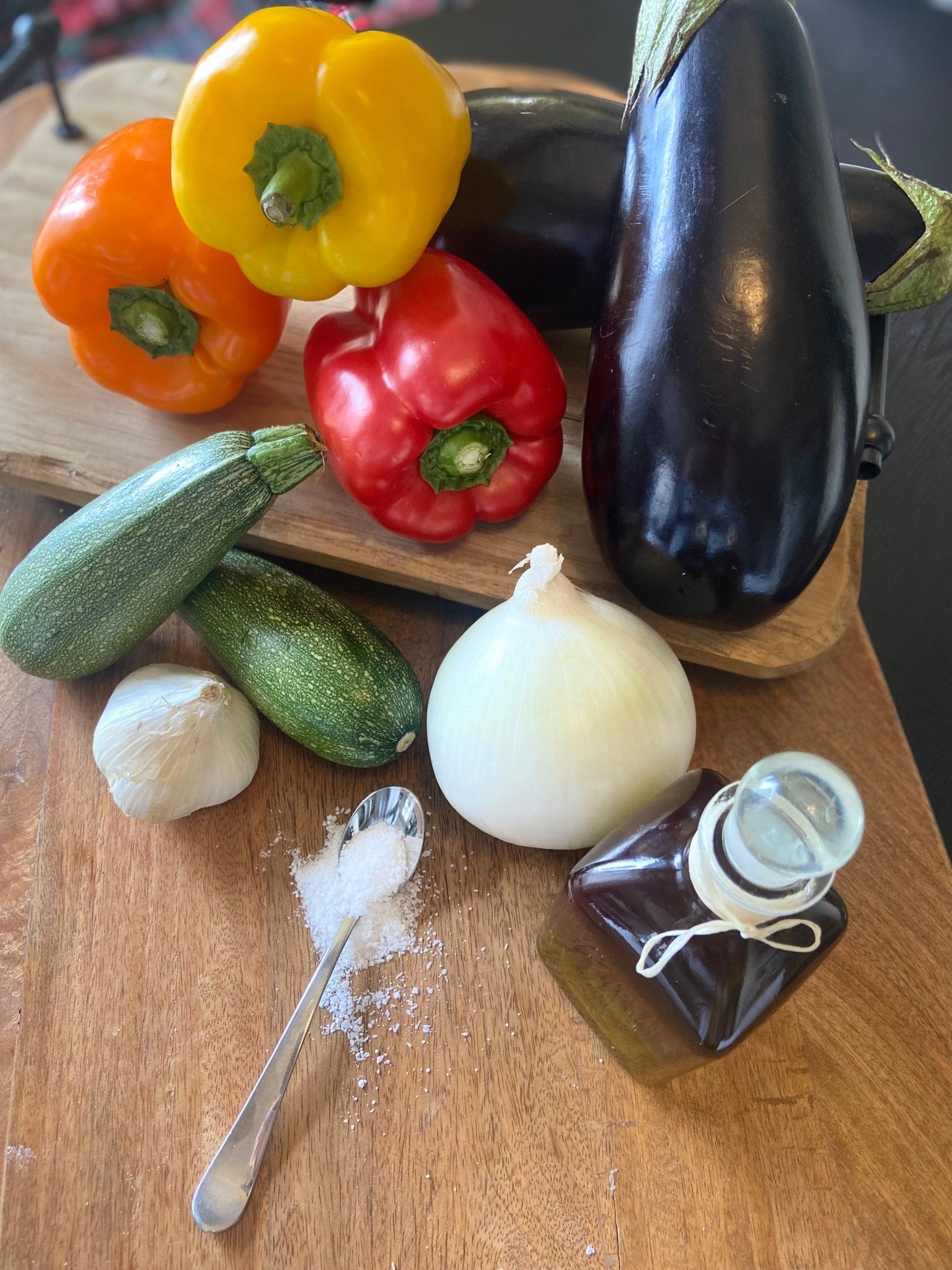 Grilled Veggies in Olive Oil - Angel's Cocina