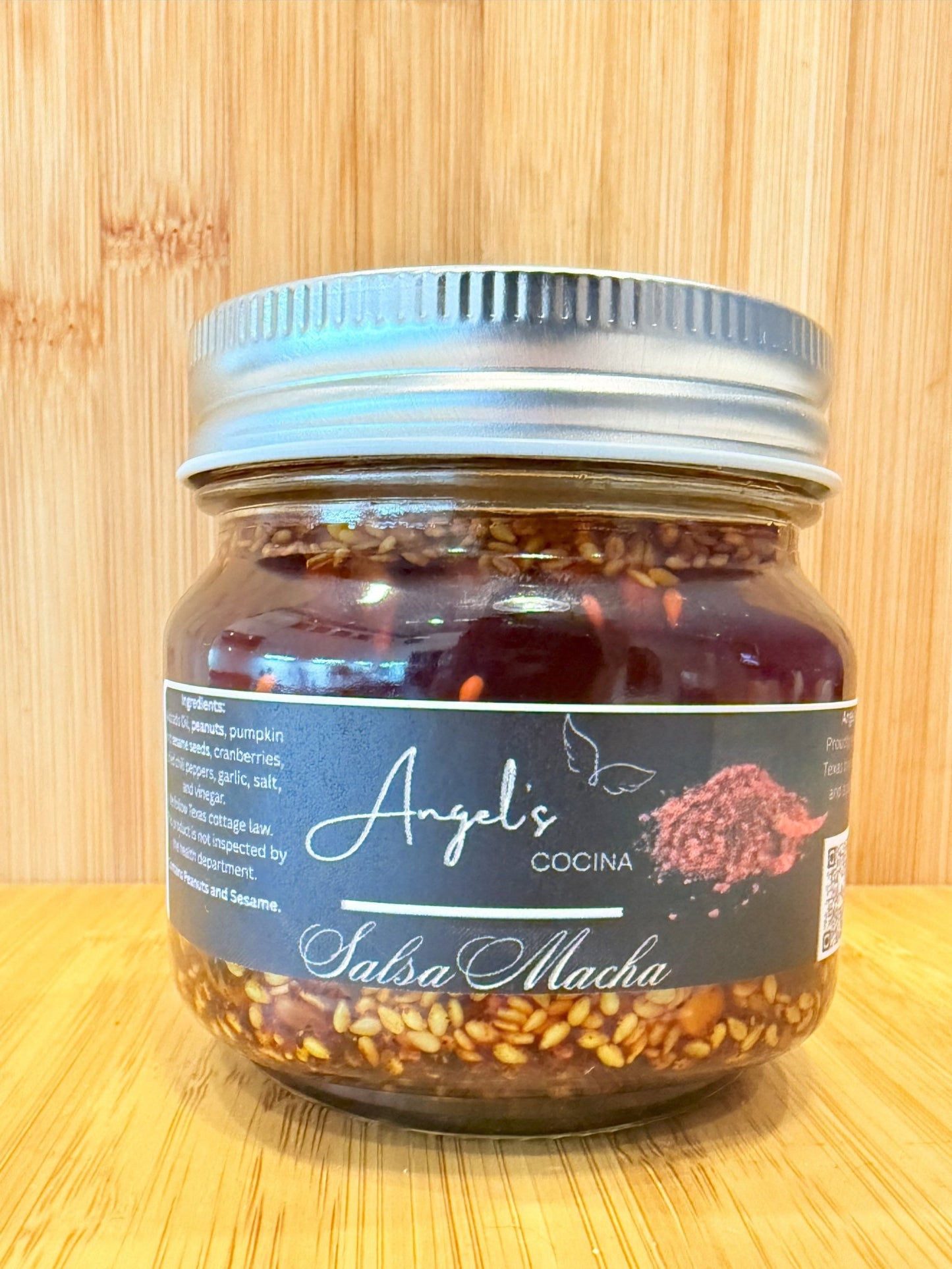 Salsa Macha with Pistachios - Angel's Cocina