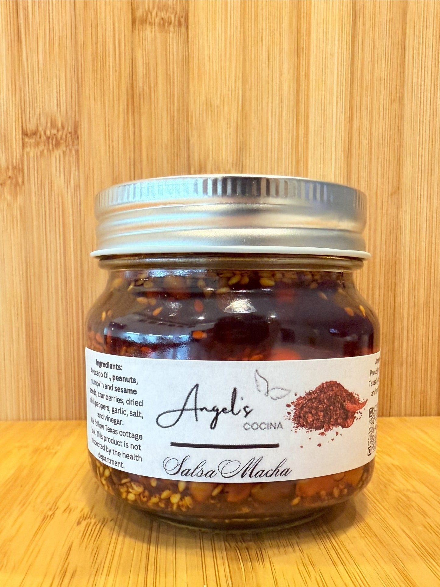 Salsa Macha with Pistachios - Angel's Cocina