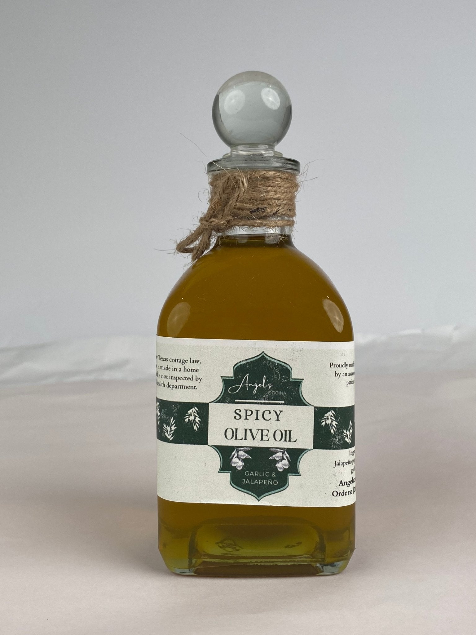 Spicy Olive Oil - Angel's Cocina